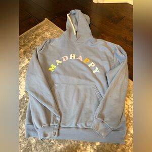 Madhappy Light Blue Hoodie with Logo